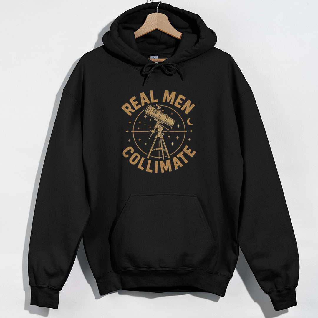 Real Men Collimate Hoodie - Black Hoodie