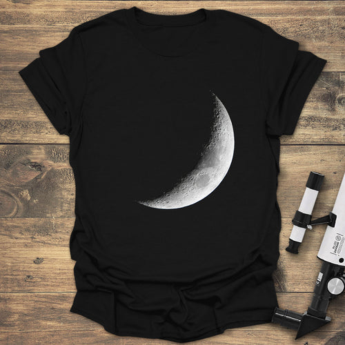 Crescent Moon - Black T-Shirt