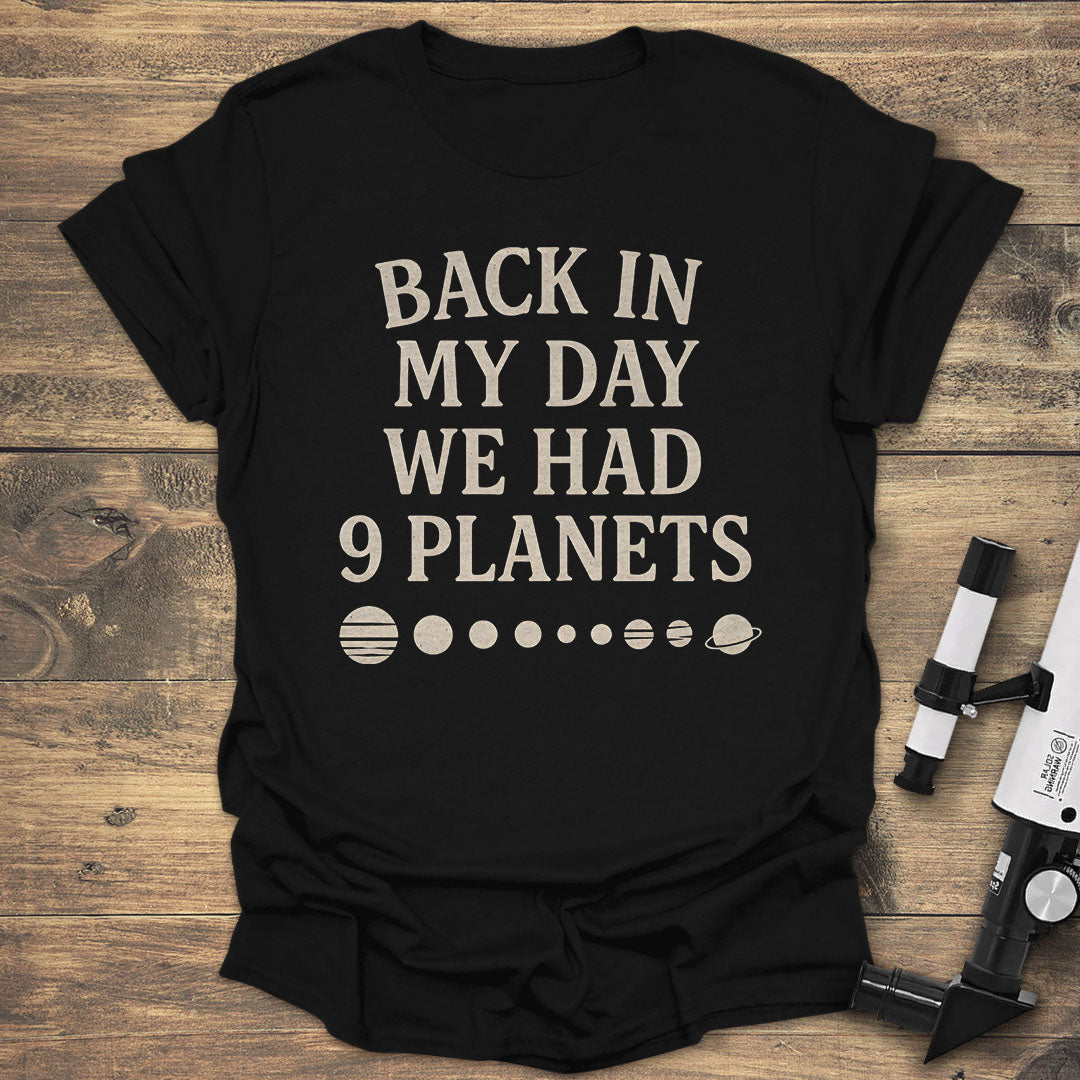 Back In My Day - Black T-Shirt
