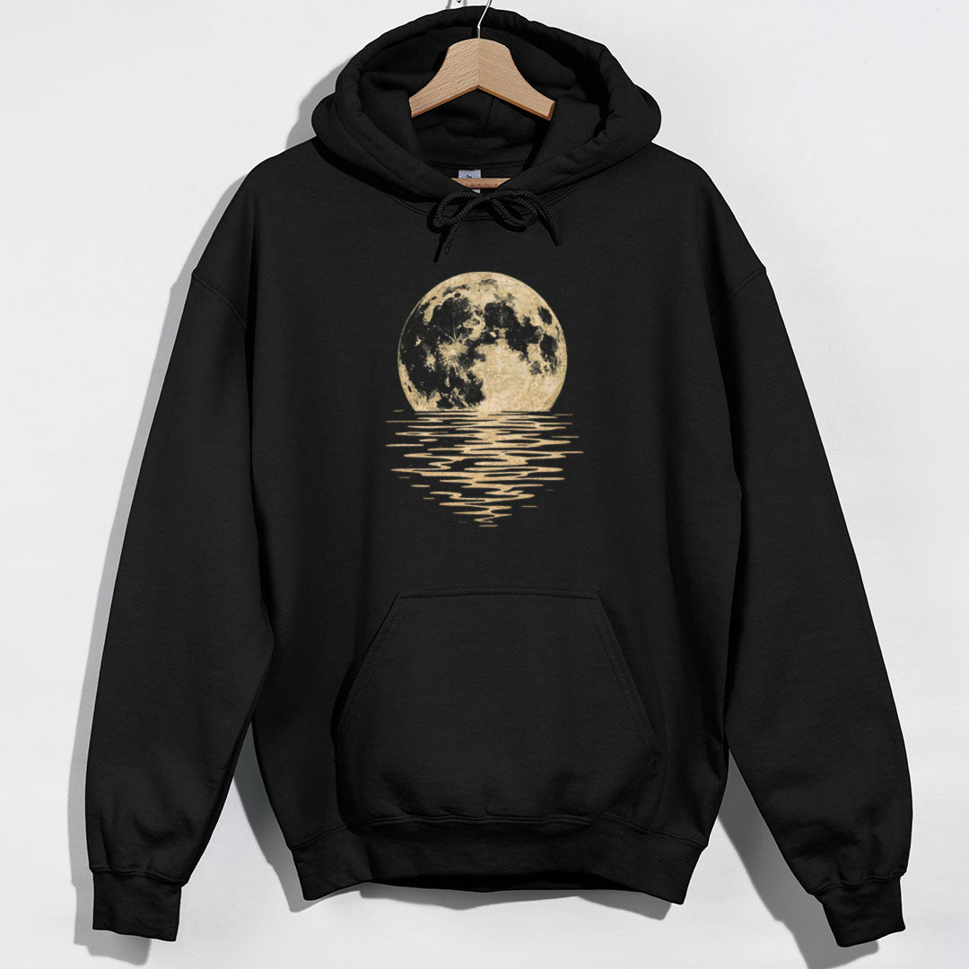 Moon Reflection Hoodie - Black Hoodie