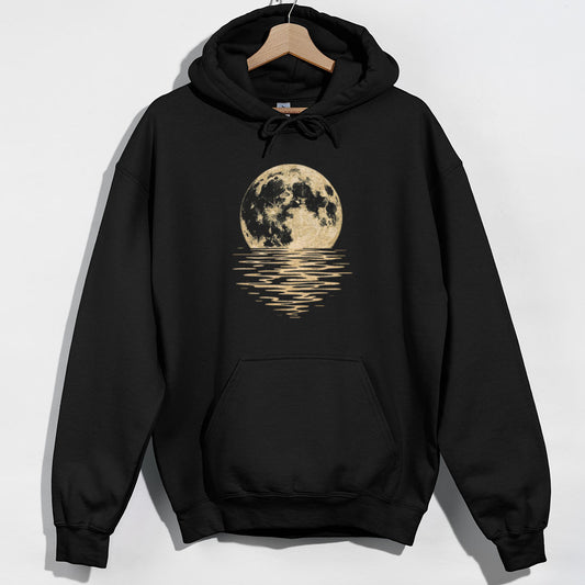 Moon Reflection Hoodie - Black Hoodie