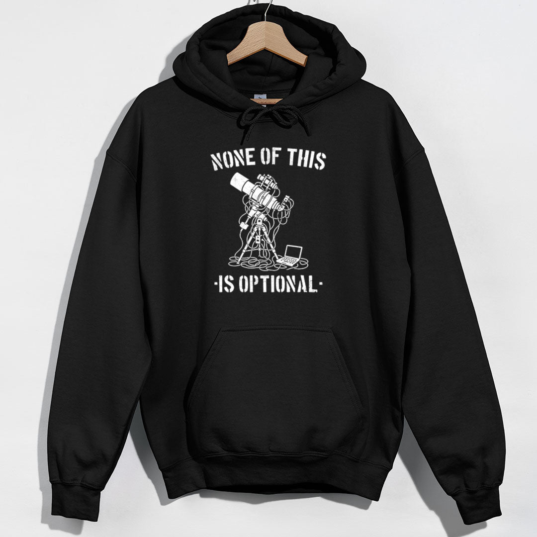 None is Optional Hoodie - Black Hoodie