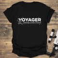 Voyager Coolest Postcard - Black T-Shirt