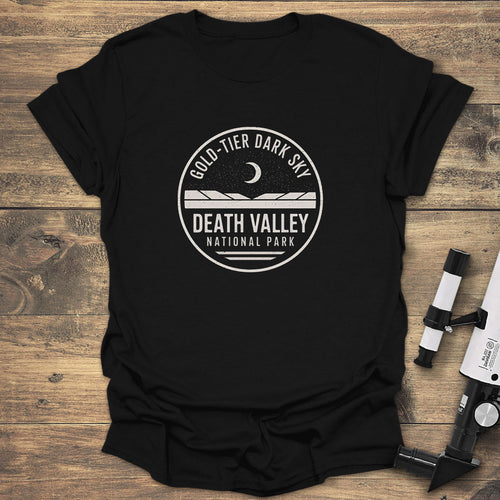 Death Valley Dark Sky - Black T-Shirt