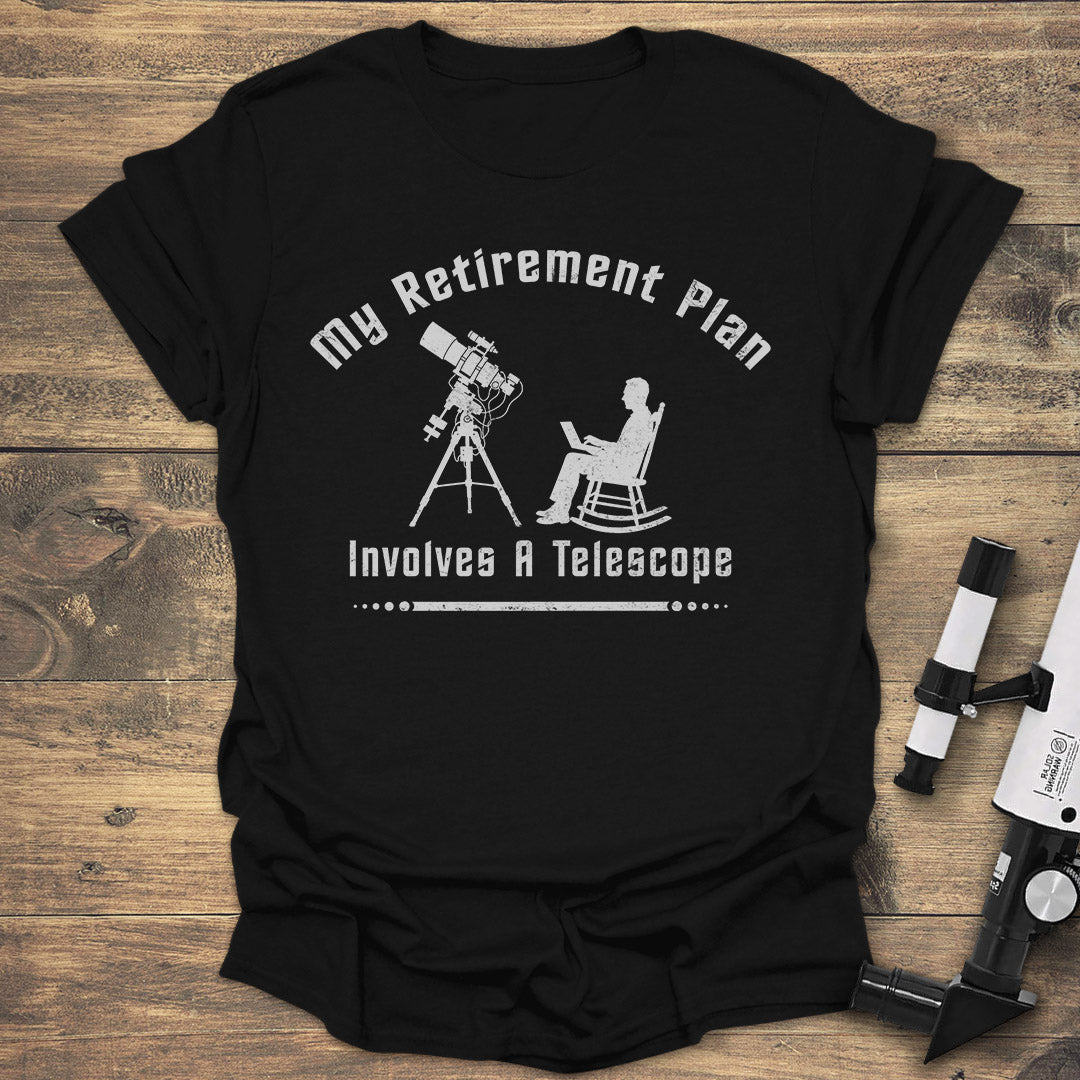 Retirement Plan - Black T-Shirt