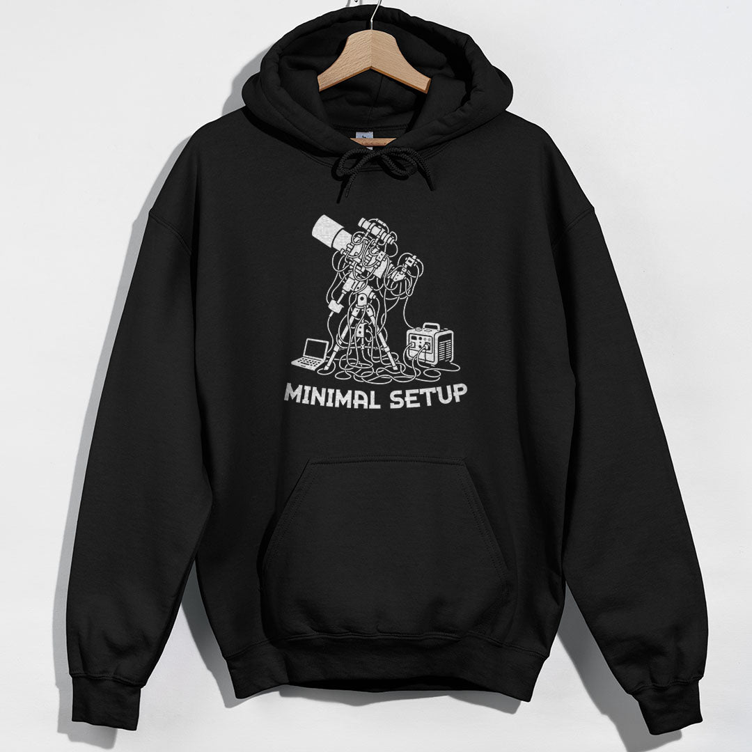 Minimal Setup Hoodie - Black Hoodie