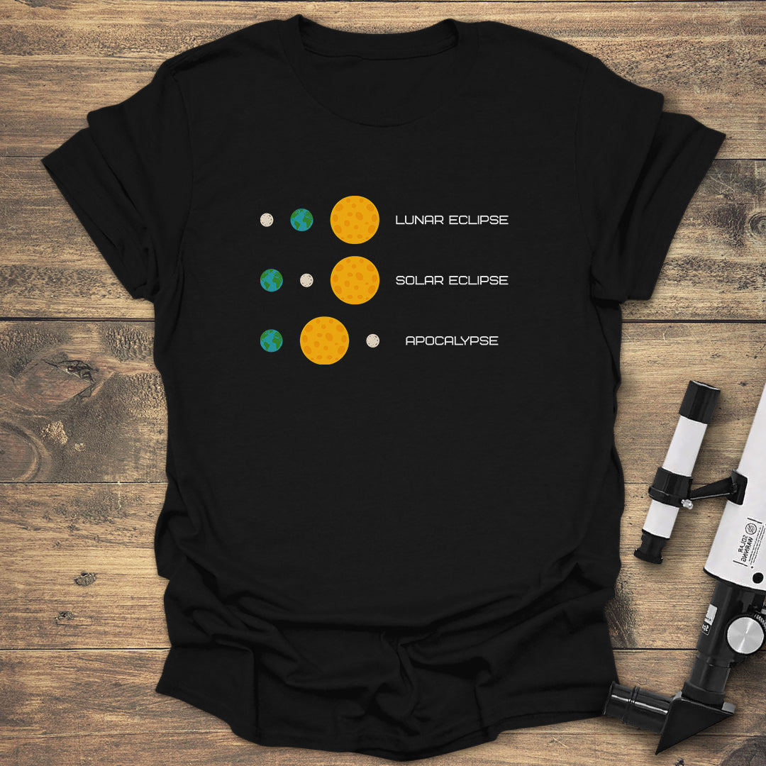 Eclipse Apocalypse - Black T-Shirt