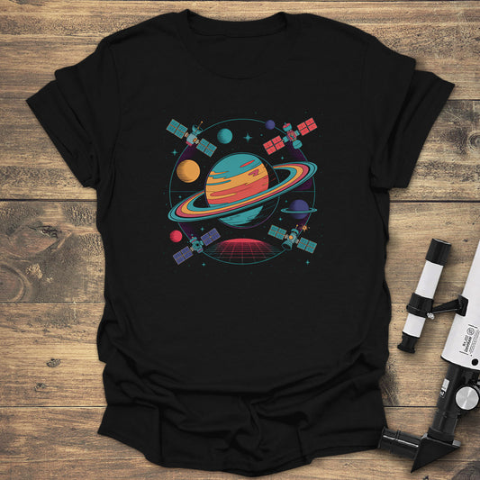 Saturn & Satellites Space