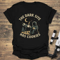 The Dark Site Has Cookies - Black T-Shirt