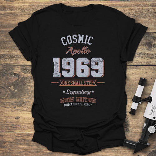 Cosmic Apollo 1969 - Black T-Shirt