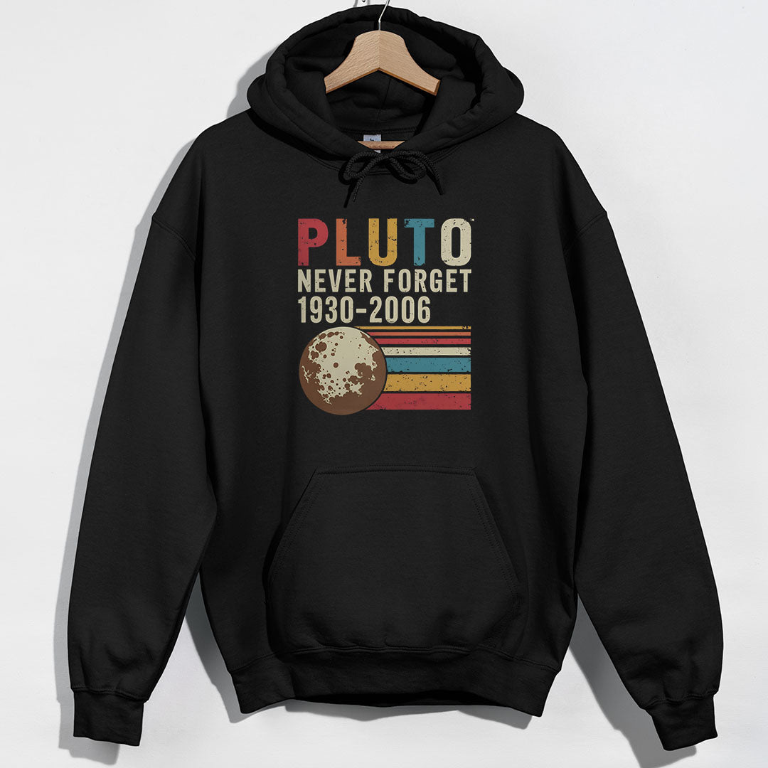 Pluto Never Forget Hoodie - Black Hoodie
