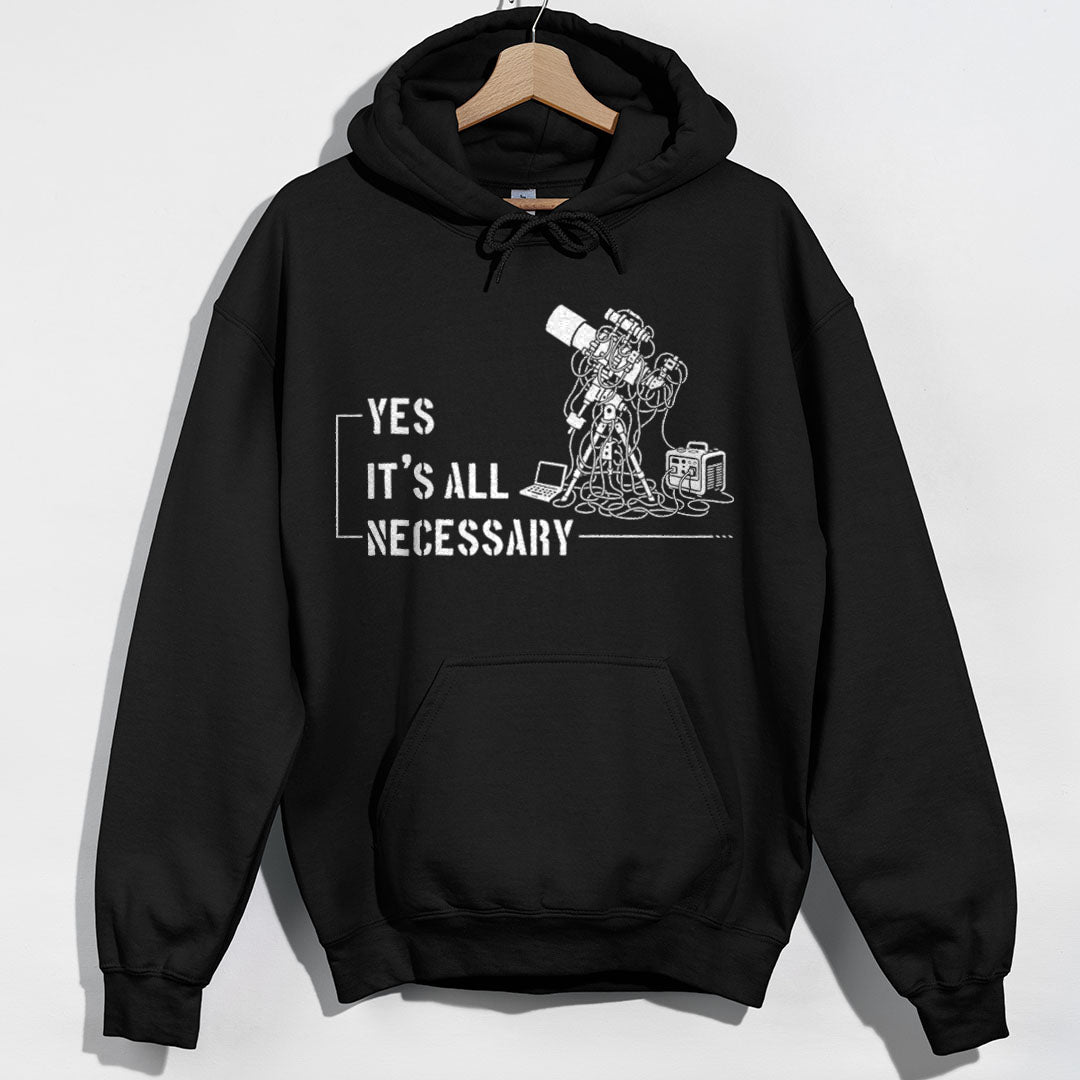 Necessary Telescope Hoodie - Black Hoodie