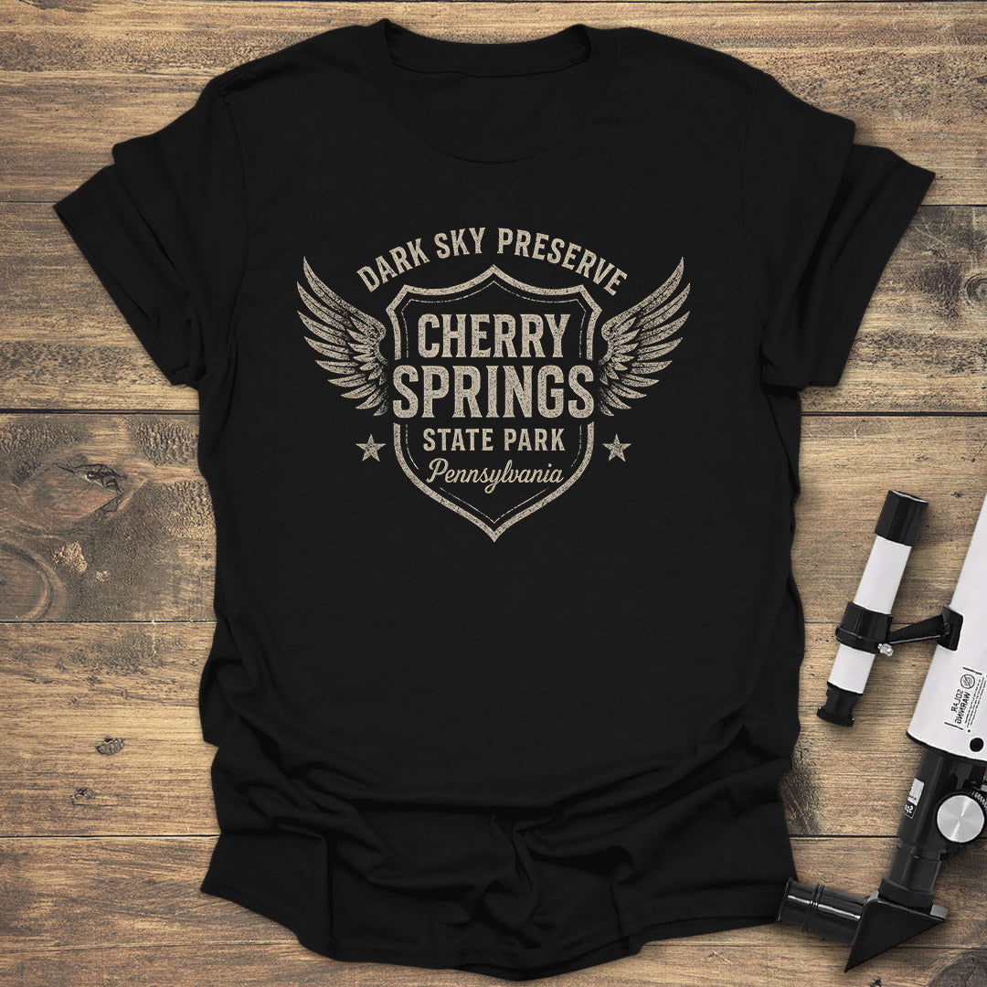 Cherry Springs Dark Sky - Black T-Shirt