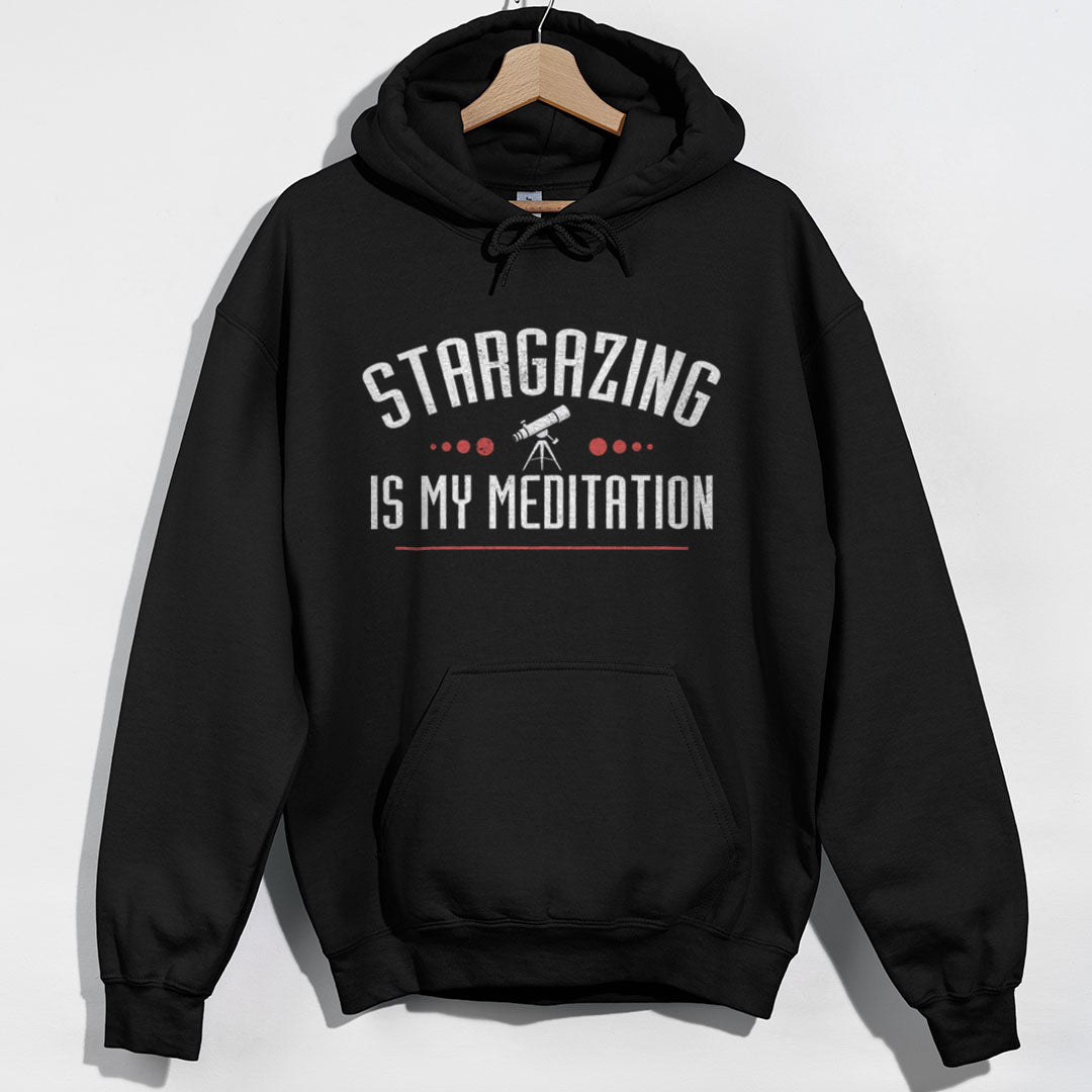 Stargazing Meditation Hoodie - Black Hoodie