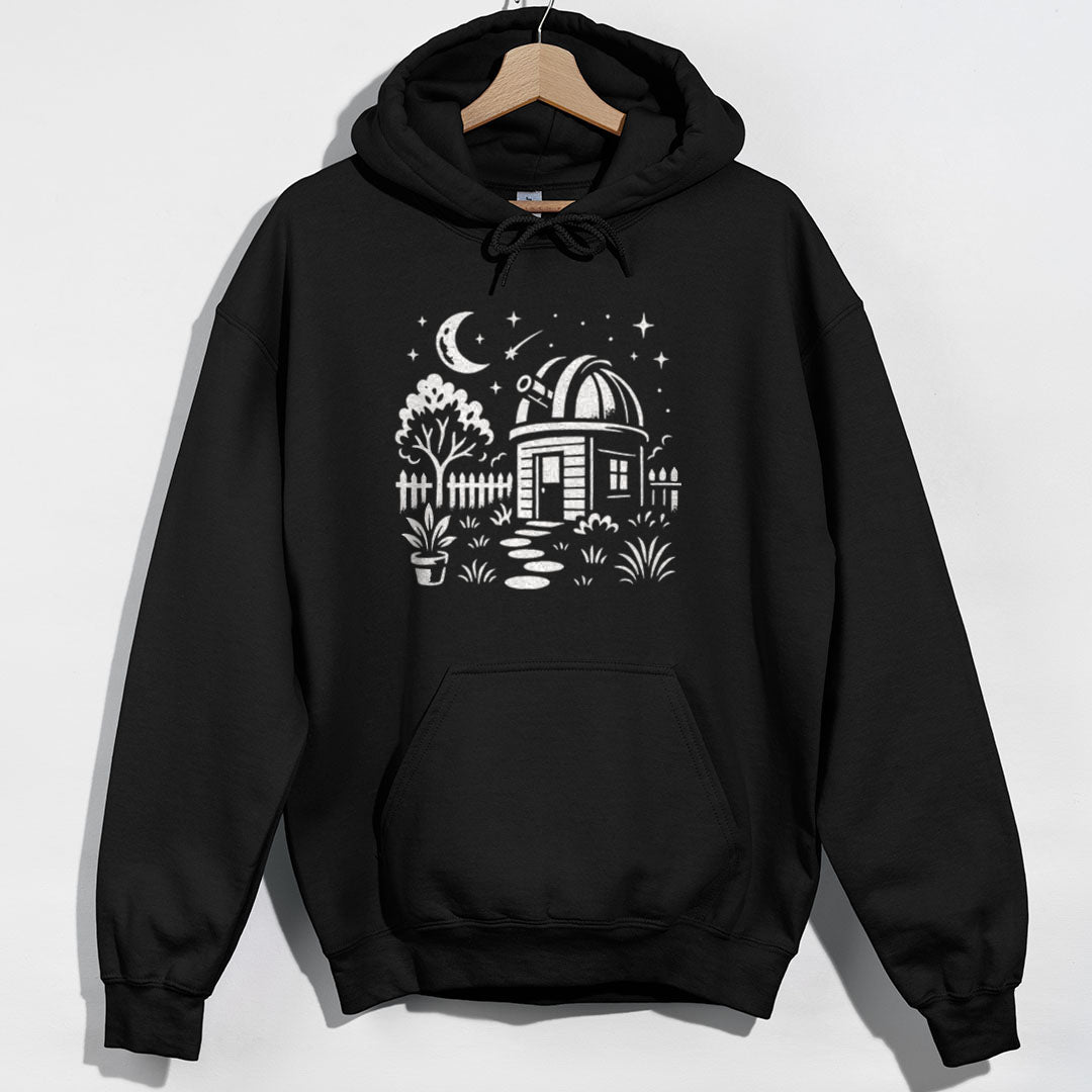 Night Sky Observatory Hoodie - Black Hoodie