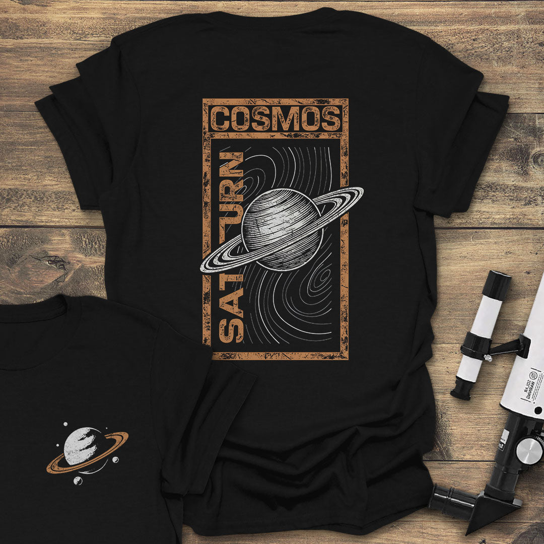 Cosmos Saturn Engraving