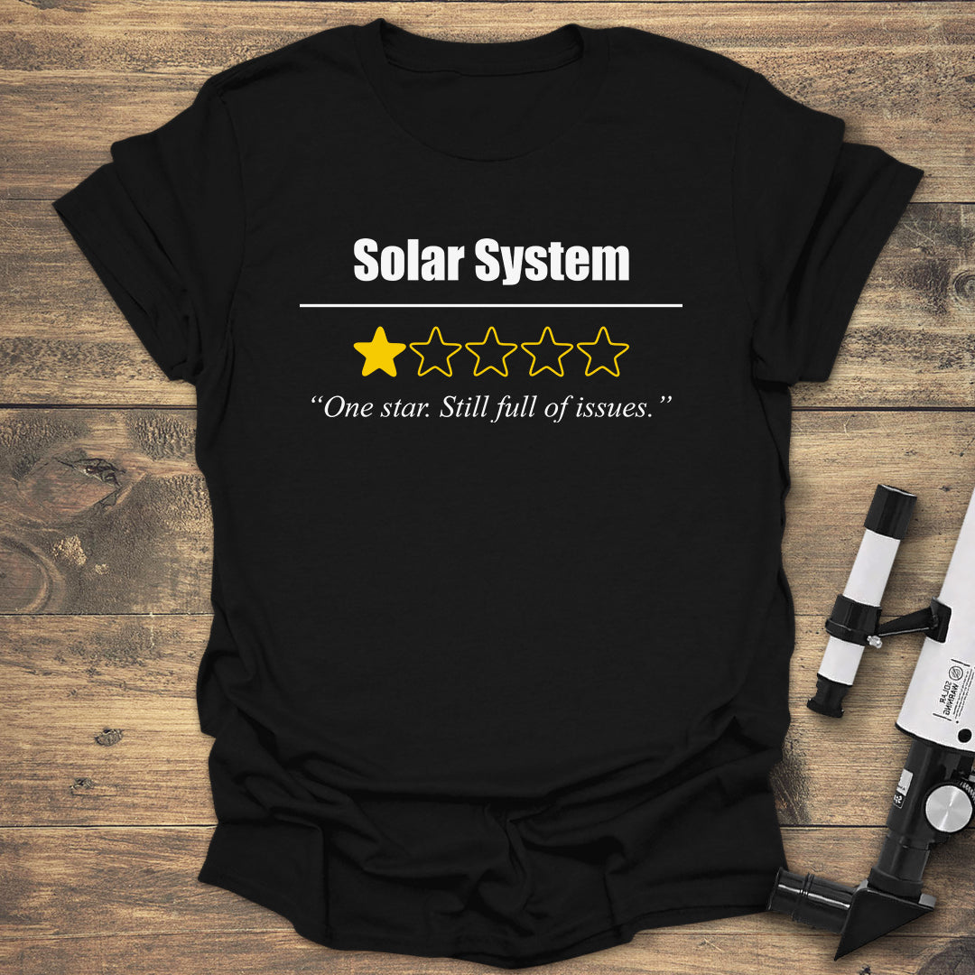One Star - Black T-Shirt