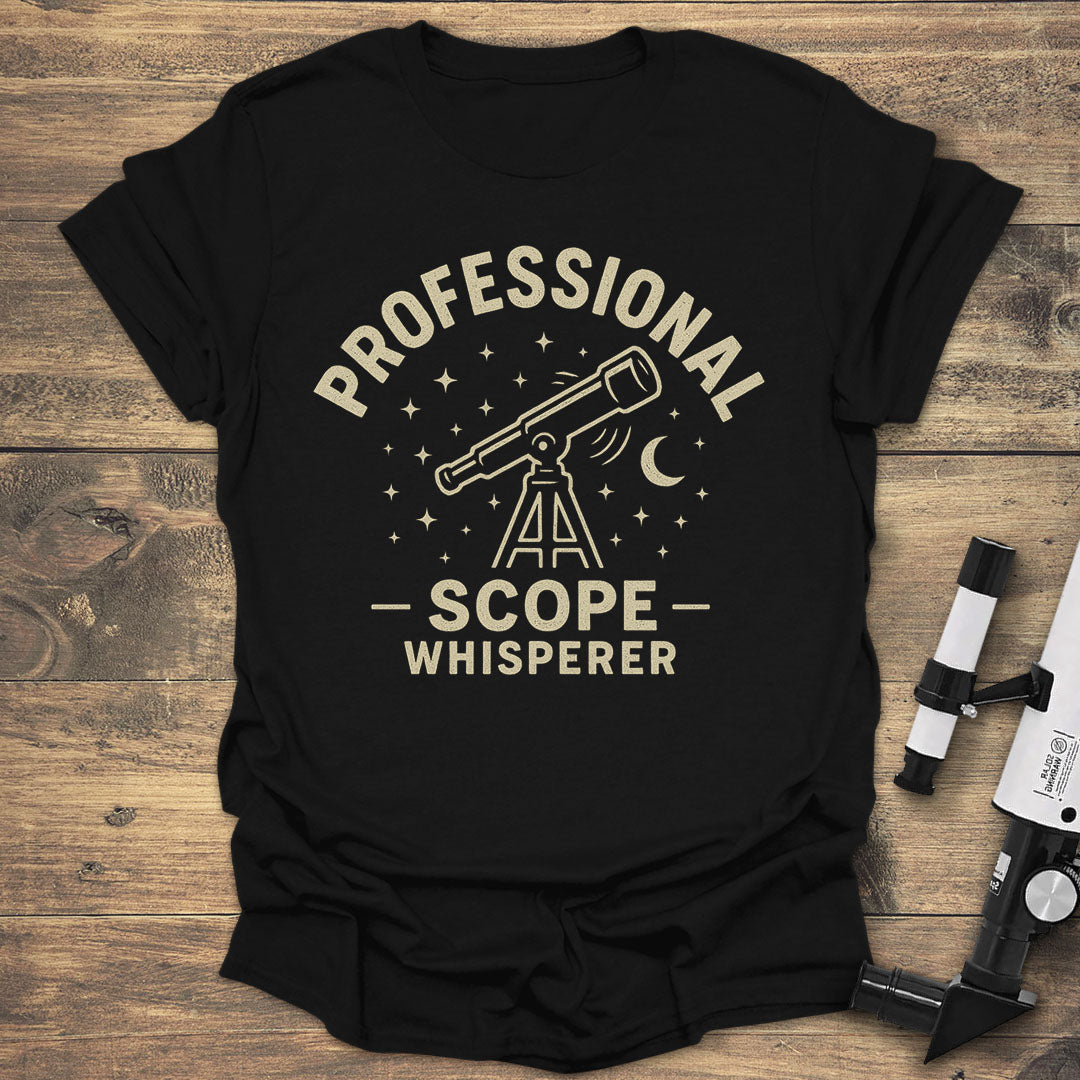 Scope Whisperer Shirt - Black T-Shirt