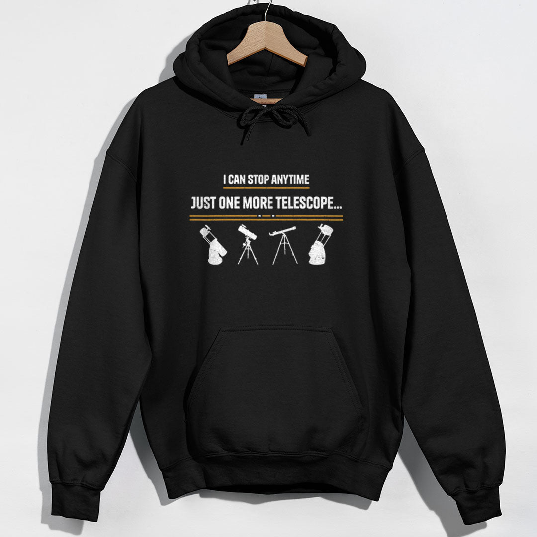 One More Telescope Hoodie - Black Hoodie