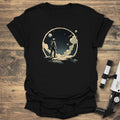 Vintage Space Explorer - Black T-Shirt