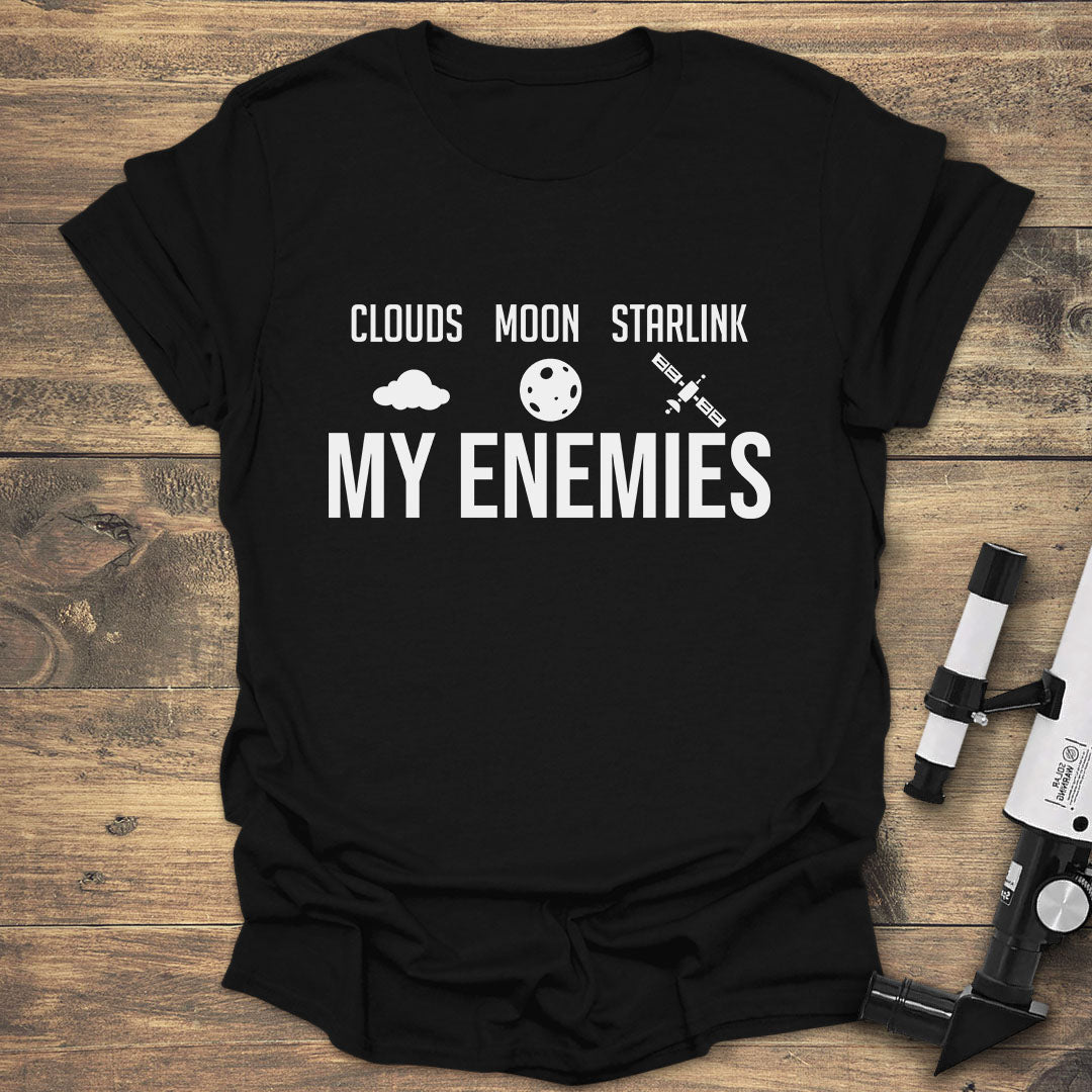 Astronomy Enemies - Black T-Shirt