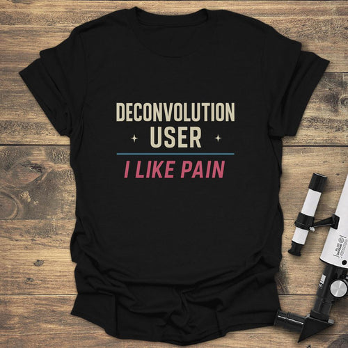 Deconvolution User - Black T-Shirt