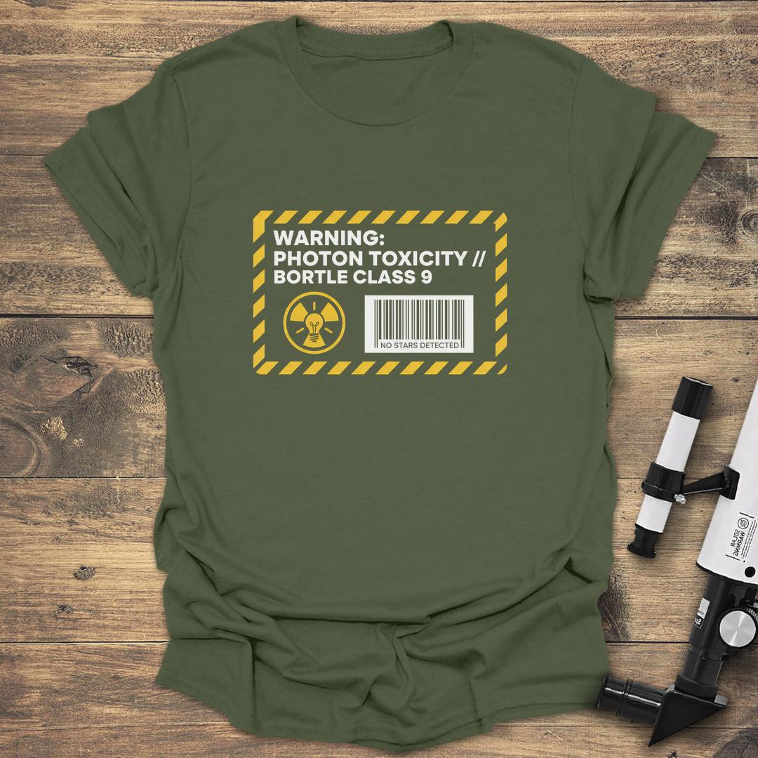 Toxic Cosmic Glow - Military Green T-Shirt