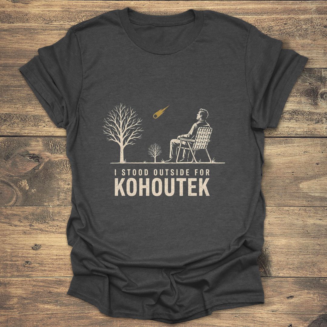 I Stood Outside for Kohoutek - Dark Heather t-shirt
