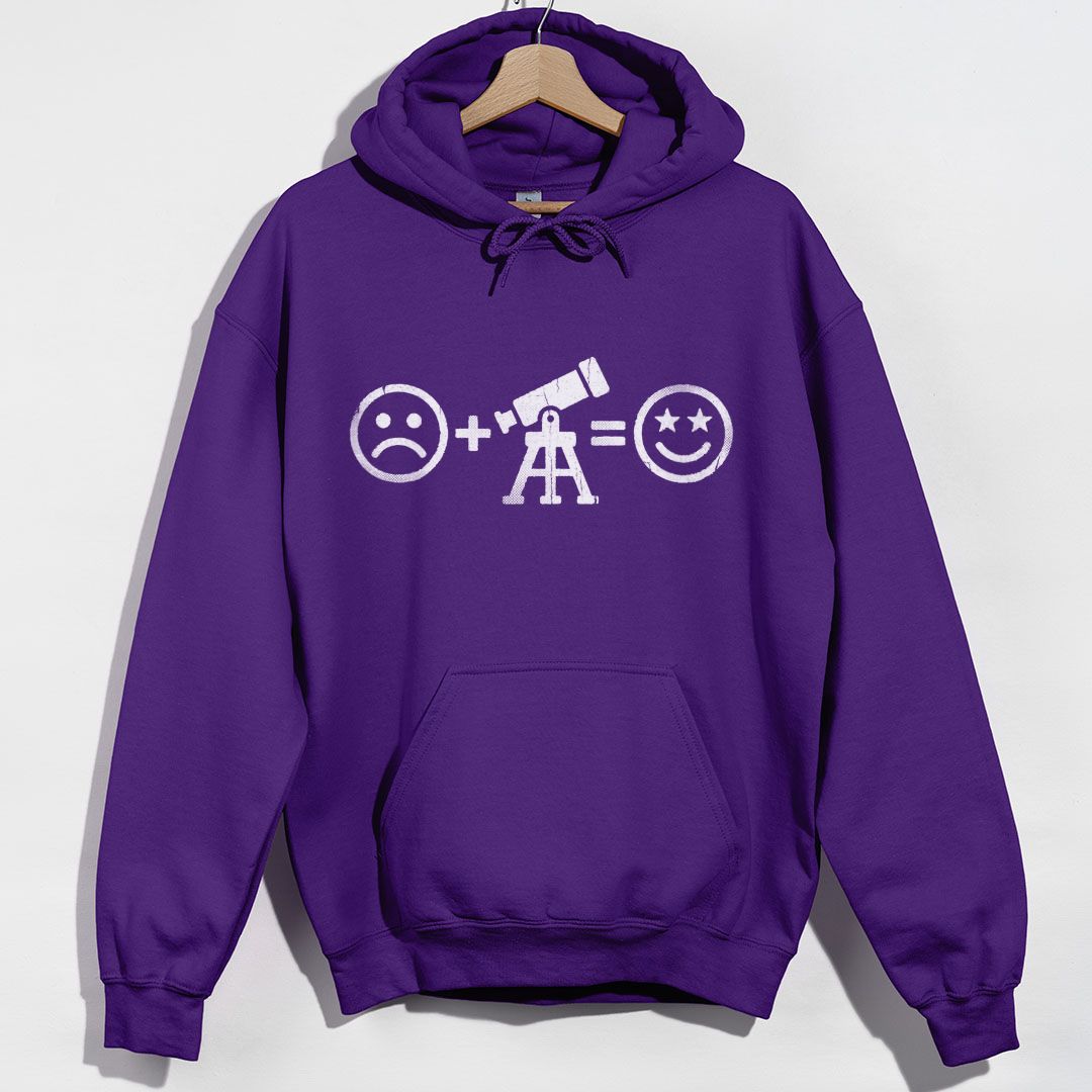 - Purple hoodie
