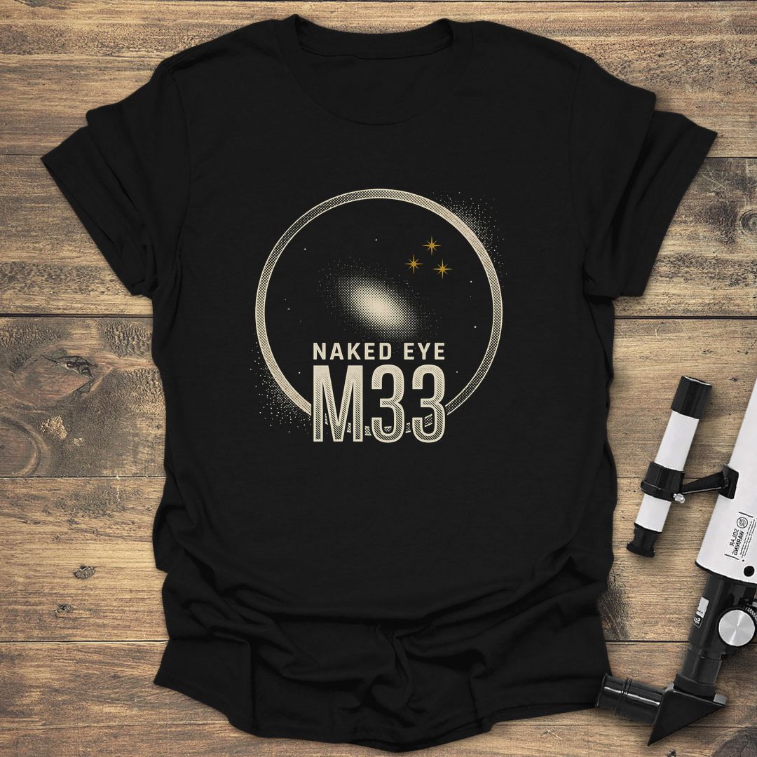 Naked Eye M33 - Black t-shirt