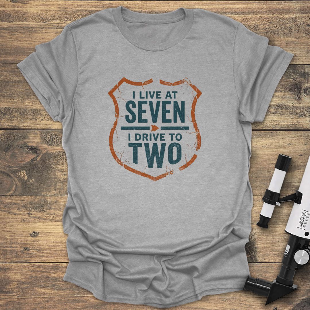 Live At Seven Drive To Bortle Two - Sport Grey t-shirt