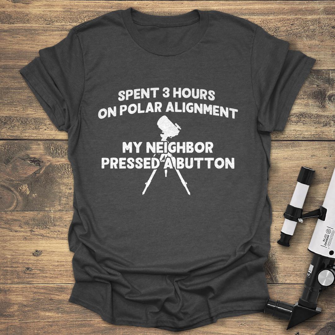 Polar Alignment vs Smart Telescope - Dark heather T-Shirt