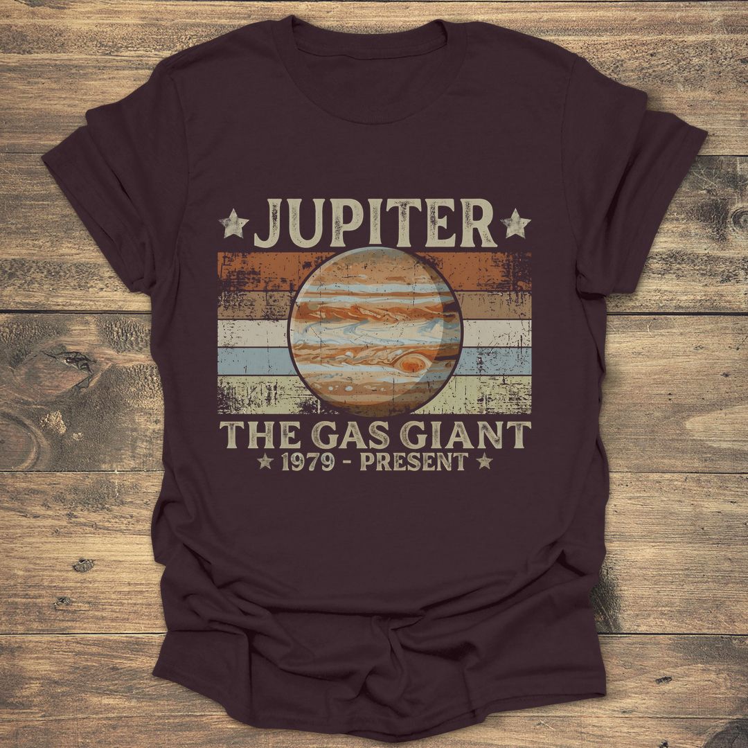 Jupiter The Gas Giant - Dark Chocolate T-Shirt