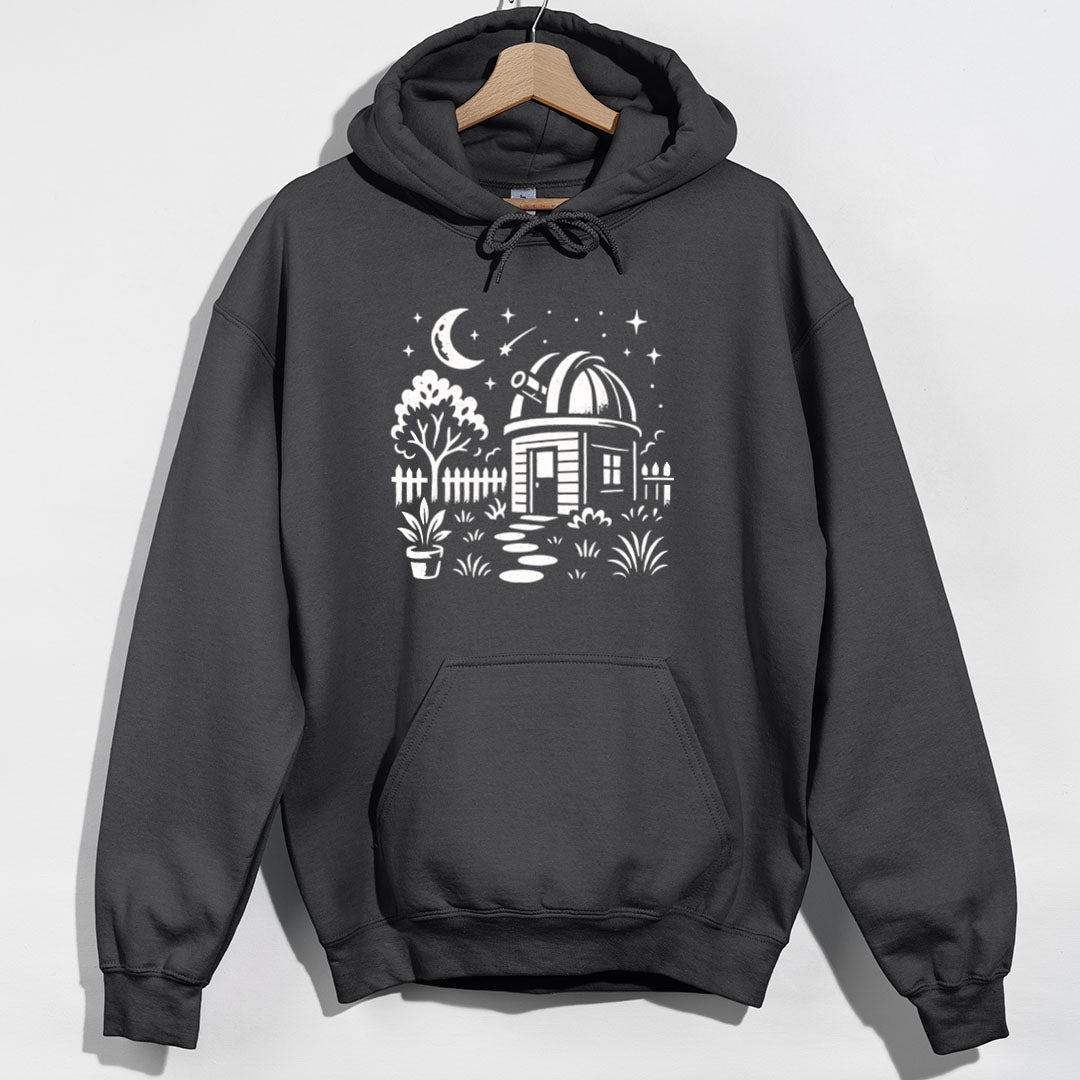 Night Sky Observatory Hoodie - Charcoal Hoodie