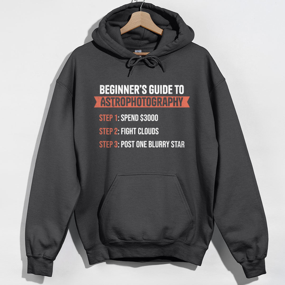 Astrophotography Guide Hoodie - Charcoal Hoodie