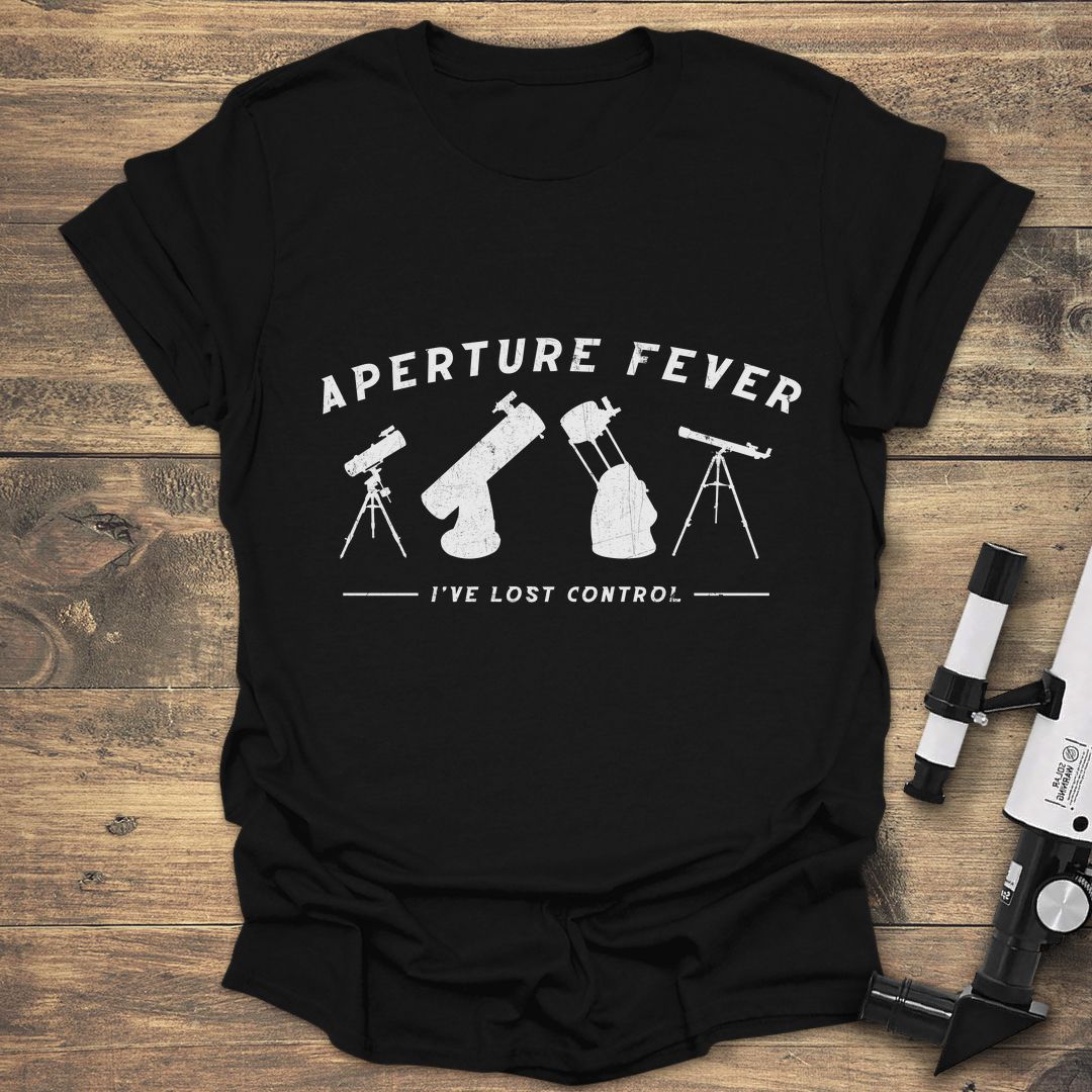 Aperture Fever Lost Control - Black t-shirt