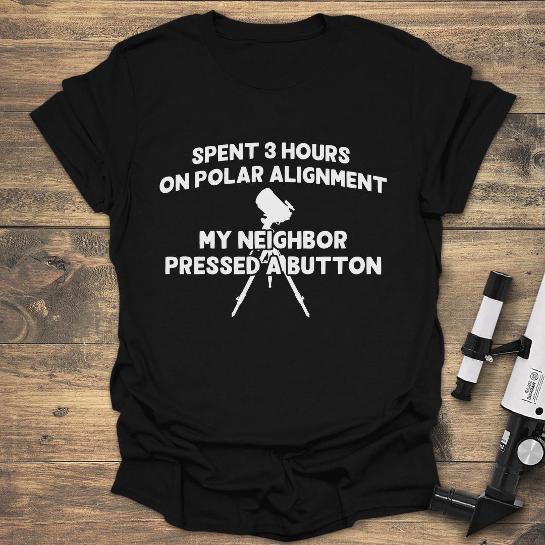 Polar Alignment vs Smart Telescope - Black T-Shirt