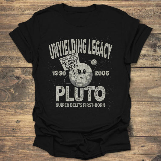 Pluto Unyielding Legacy - Black T-Shirt