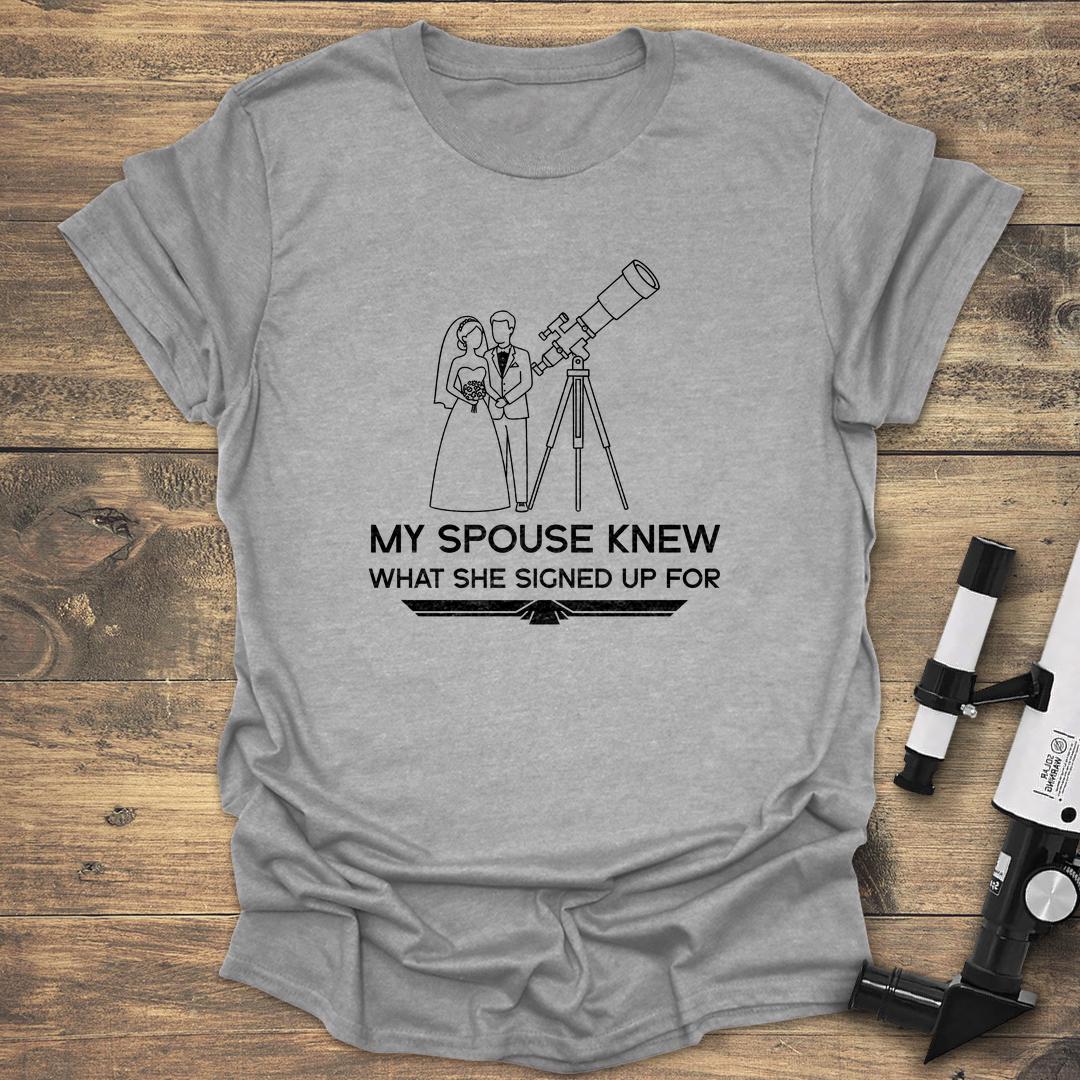 My Spouse Knew - Sport Grey T-Shirt