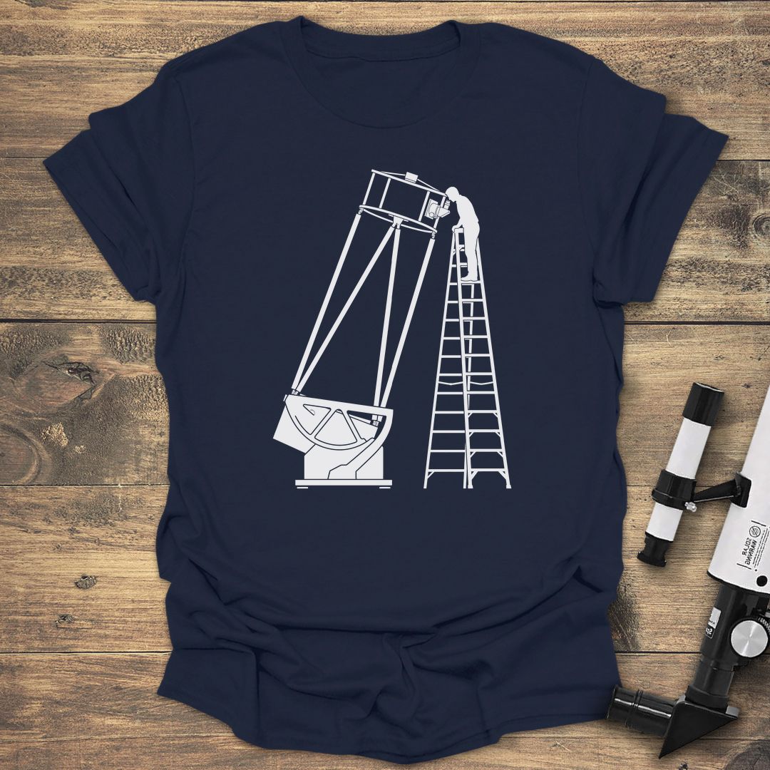 Giant Dobsonian Observer - Navy t-shirt