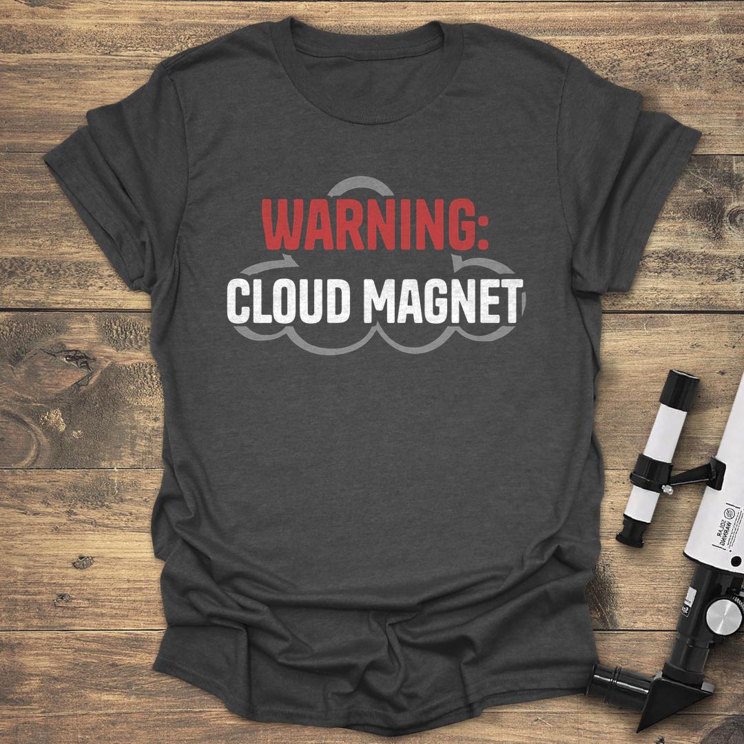 Warning Cloud Magnet - Dark heather T-Shirt