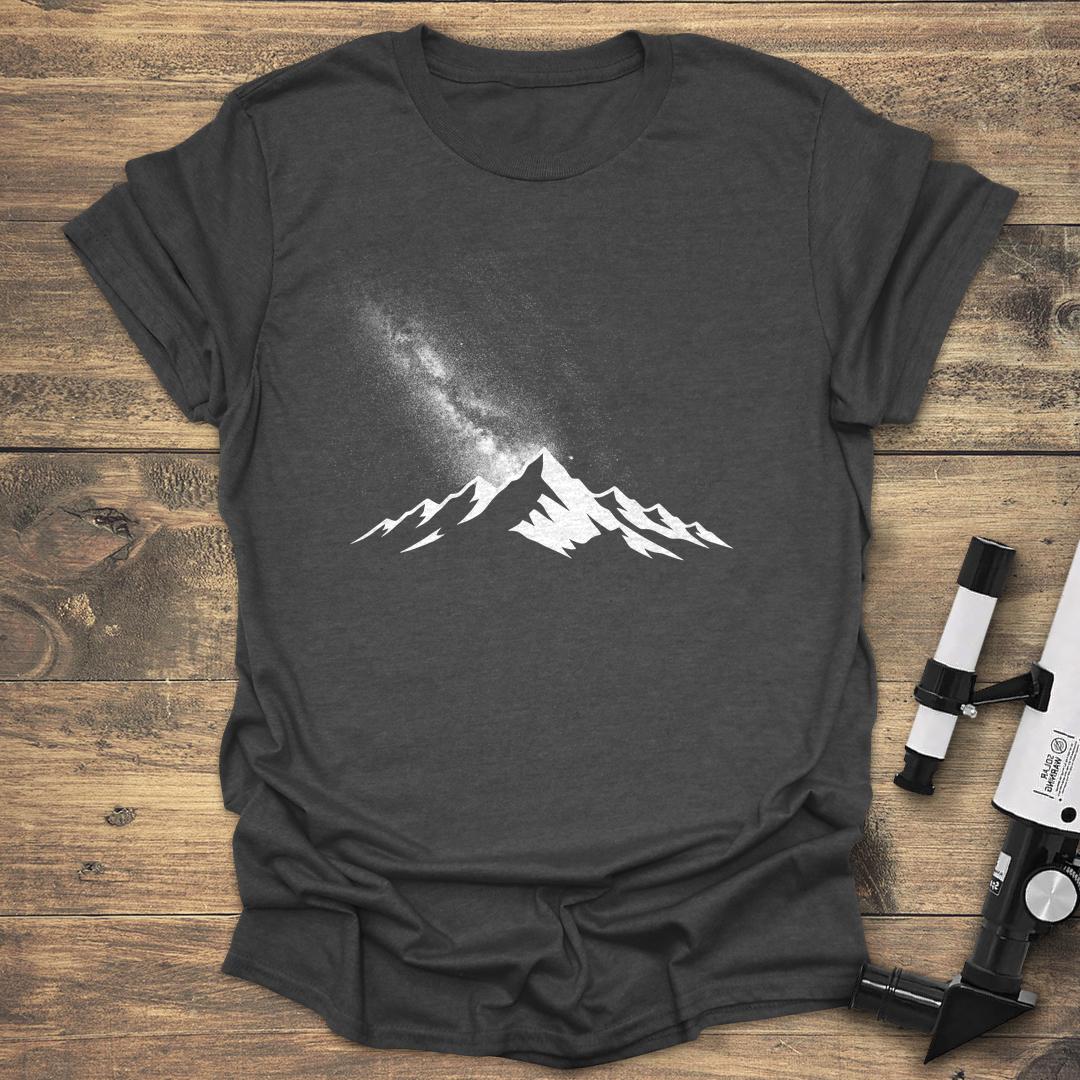 Mountain Milky Way - Dark heather T-Shirt