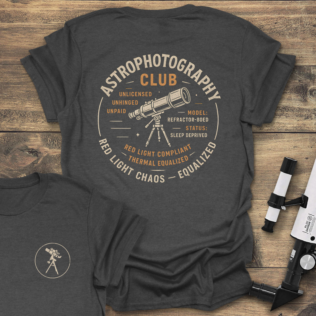 Astrophotography Club Tee - Dark heather T-Shirt