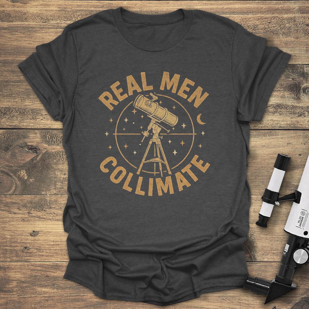 Real Men Collimate - Dark heather T-Shirt