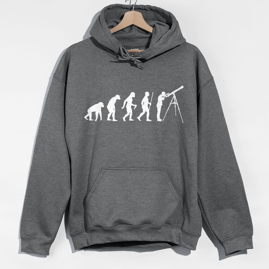 Evolution to Astronomy Hoodie - Dark heather Hoodie