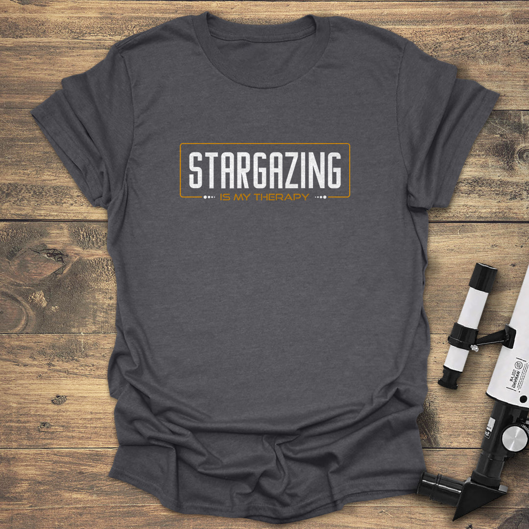 Stargazing Therapy - Dark heather T-Shirt