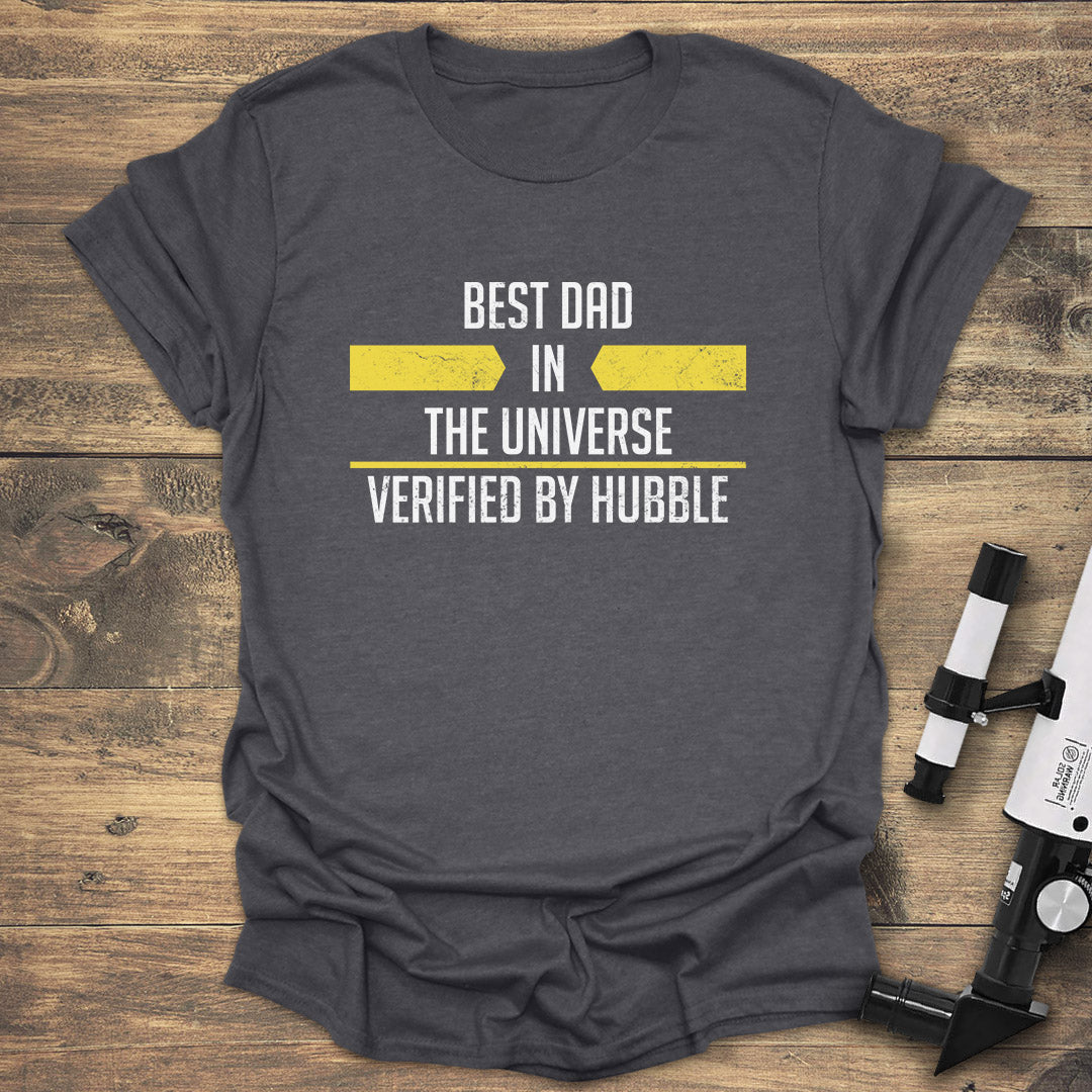 Best Dad Universe - Dark heather T-Shirt