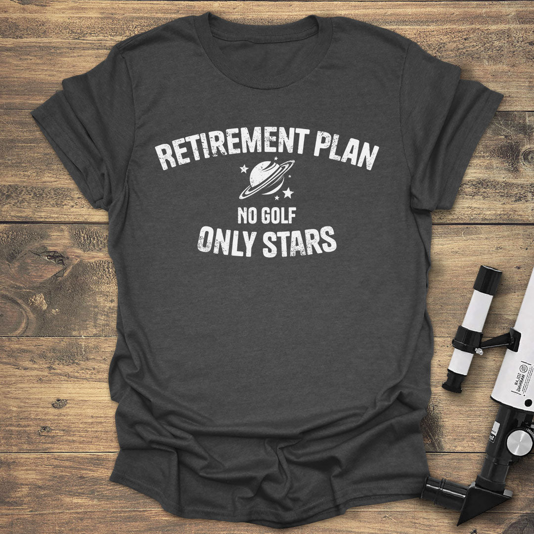 Retirement Plan No Golf - Dark heather T-Shirt