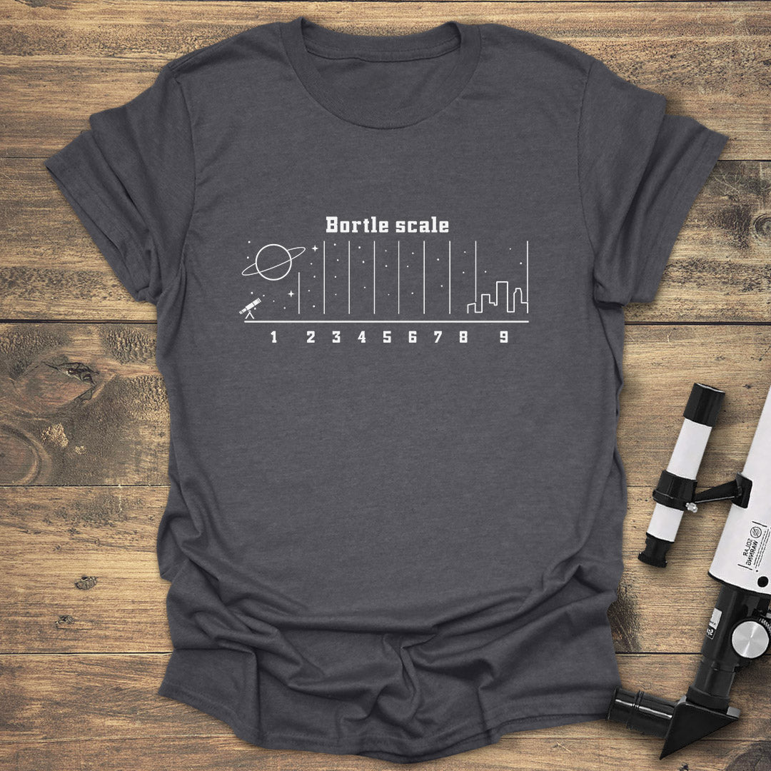 Minimalist Bortle Scale - Dark heather T-Shirt