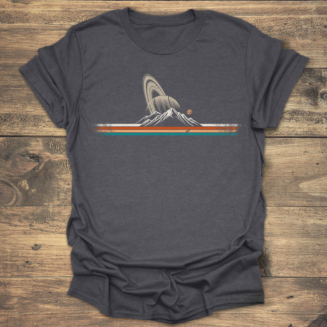 Saturn Mountain - Dark heather T-Shirt